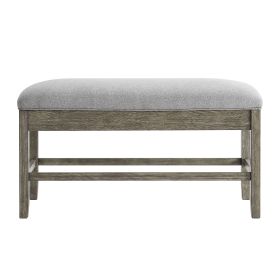 Grayson - Storage Counter Bench - Dark Gray