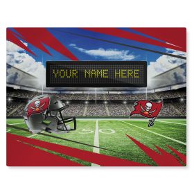 [Personalization Only] Official NFL Buccaneers - 62" x 84" Personalized Washable Rug