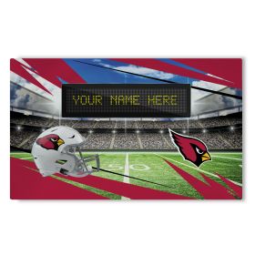 [Personalization Only] Official NFL Cardinals - 36" x 62" Personalized Washable Rug