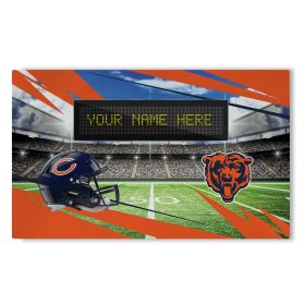 [Personalization Only] Official NFL Bears - 36" x 62" Personalized Washable Rug