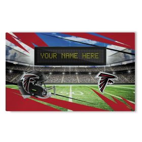 [Personalization Only] Official NFL Falcons - 36" x 62" Personalized Washable Rug