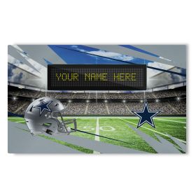 [Personalization Only] Official NFL Cowboys - 36" x 62" Personalized Washable Rug