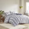 Striped Reversible Comforter Set