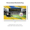 [Personalization Only] Official NFL Steelers - 36" x 62" Personalized Washable Rug