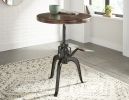 Sparrow - Round Crank Table - Dark Brown