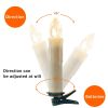 FCMSHAMD 4 inch Lvory Flameless Battery Operated Candles with Remote for Birthday Christmas Tree Decoration Pack of 10