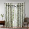 Printed Botanical Blackout Curtain Panel