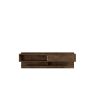 Manhattan Comfort Astor 70.86 Modern Floating Entertainment Center 1.0 with Media Shelves in Rustic Brown