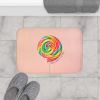 Lollipop Sweetness of Life Message Bath Mat