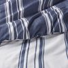 Striped Reversible Comforter Set