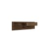 Manhattan Comfort Astor 70.86 Modern Floating Entertainment Center 1.0 with Media Shelves in Rustic Brown