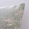 Decorative Mint and Beige Chenille Throw Pillow