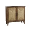 Handcrafted Seagrass 2-Door Accent chest