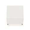 Manhattan Comfort Rockefeller 1.0 Mid-Century- Modern Nightstand with 1-Drawer in White