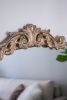 40" x 31" Classic Design Gold Arch Mirror and Baroque Inspired Frame for Living Room Bathrrom Enterway Console