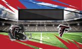 [Personalization Only] Official NFL Falcons - 36" x 62" Personalized Washable Rug