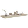 Floating Wall Shelves 4 pcs Oak 31.5"x9.3"x1.5" MDF