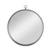 24"x28" Gold Round Mirror, Circle Mirror with Iron Frame for Living Room Bedroom Vanity Entryway Hallway