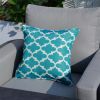 16.54" x 16.54" Set of 2 Patio Geometric Patterned Throw Pillows