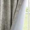 Jacquard Lined Total Blackout Rod Pocket/Back Tab Curtain Panel(Only 1 Pc Panel)