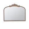 40" x 31" Classic Design Gold Arch Mirror and Baroque Inspired Frame for Living Room Bathrrom Enterway Console