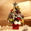 Desktop Christmas Tree;  19.7-inch Artificial Mini Christmas Decoration Tree;  The Perfect Christmas Decoration for Table;  Desk and Counter